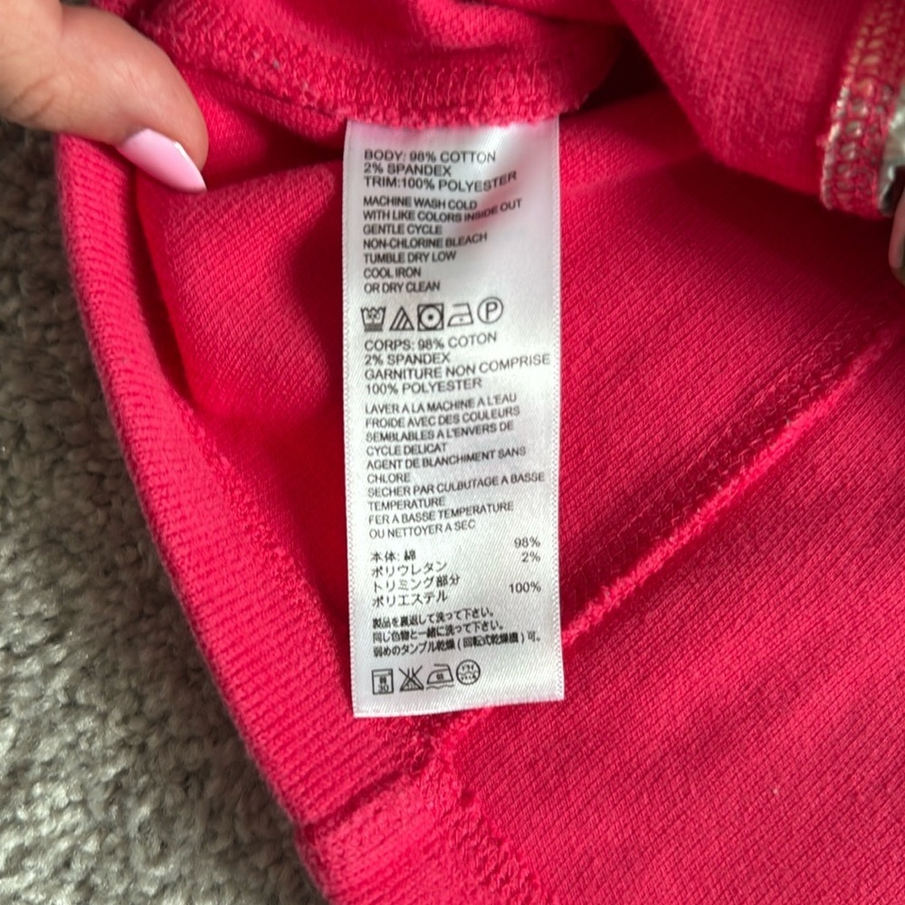 Tommy Bahama Floral Pullover Hot Pink Small - Picture 4 of 5